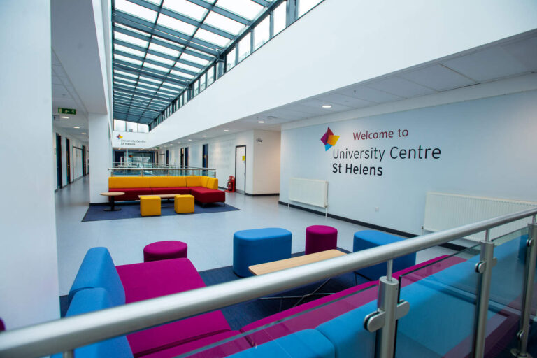 Picture of our 3rd floor, our dedicated University Centre St Helens area