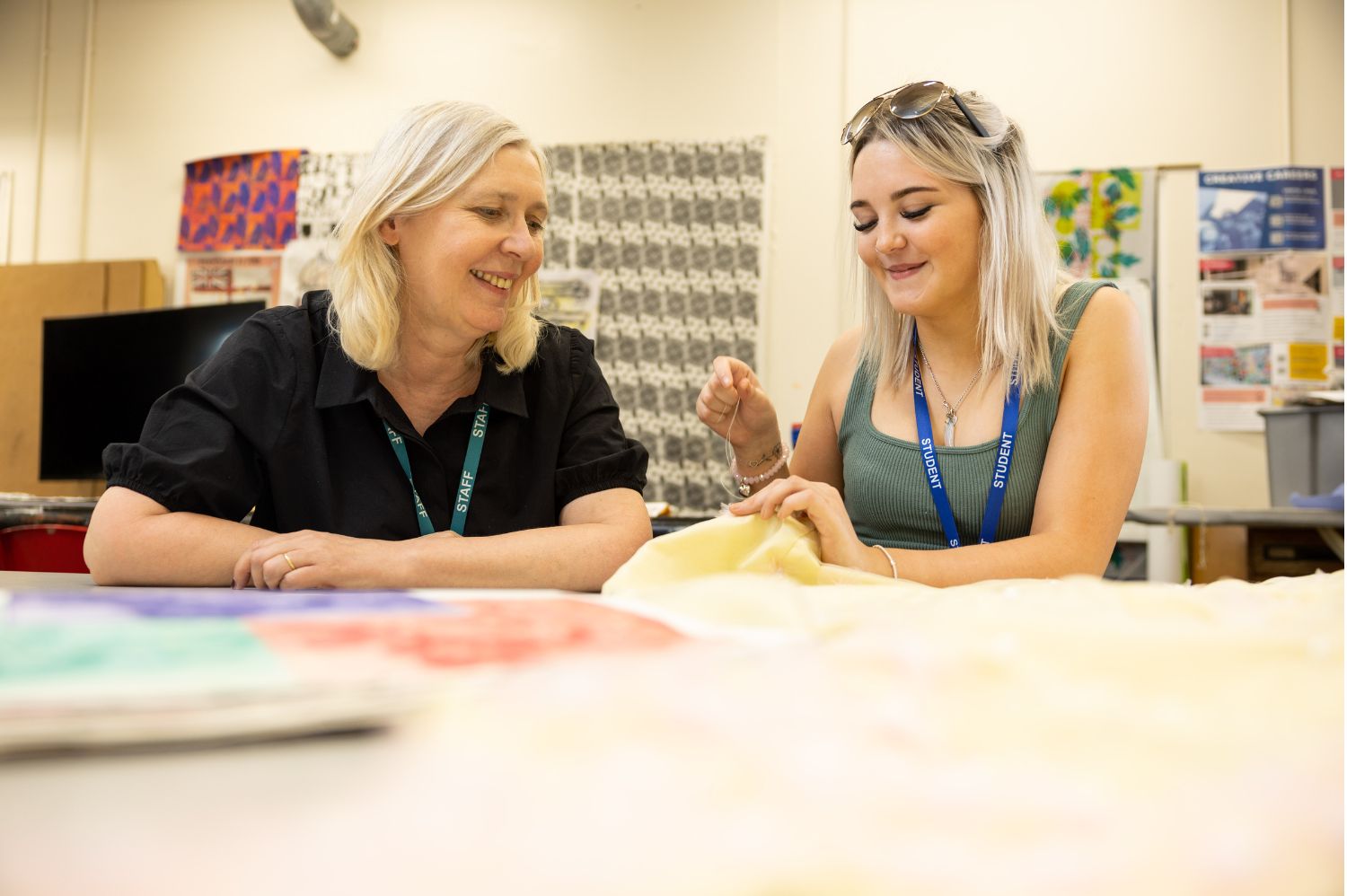 Picture of our student with one of our tutors
