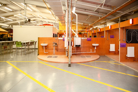 Picture in our Green Energy Skills Centre Workshop