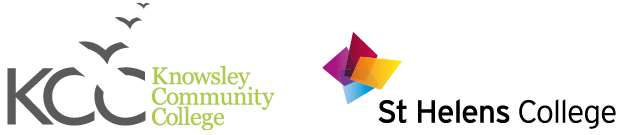 Knowsley Community College and St Helens College logo