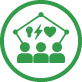 Icon representing foster a college culture