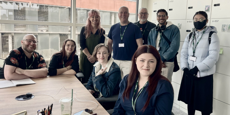 Picture of our students in Manchester