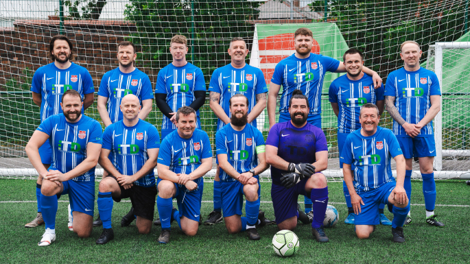 Picture of the staff members team