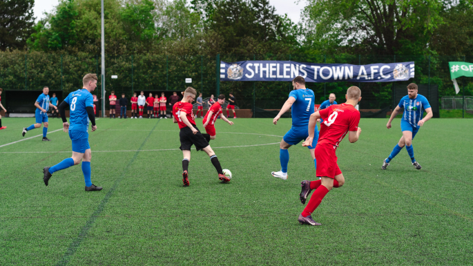 Picture during the staff vs students game