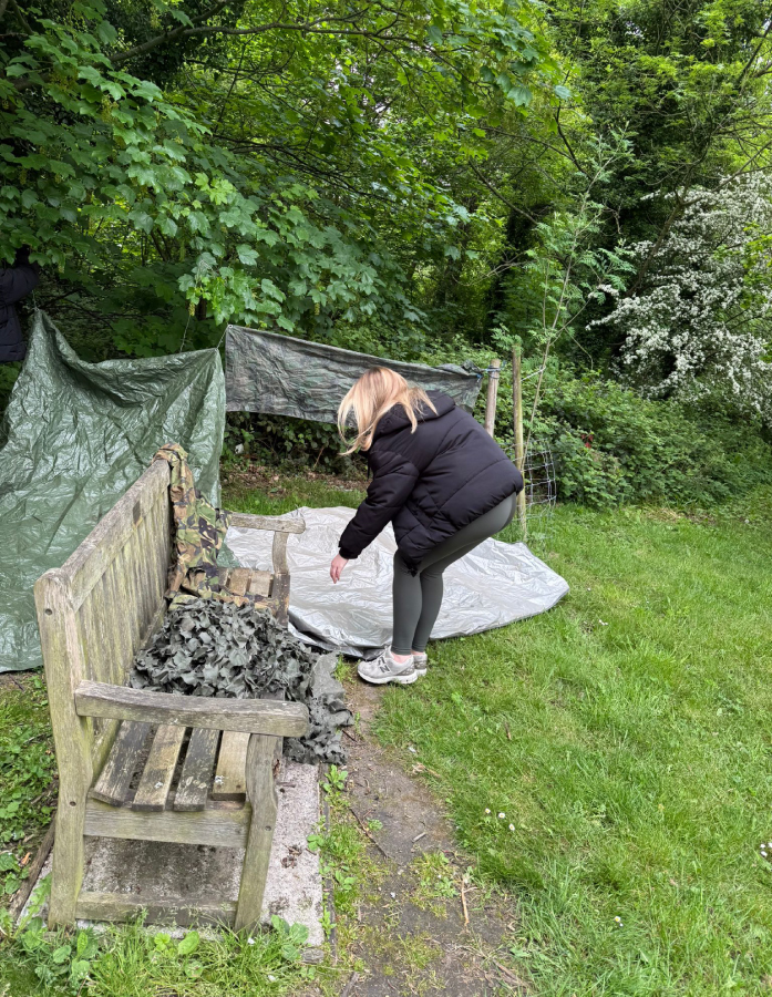 Picture of our students taking part in the Forest School