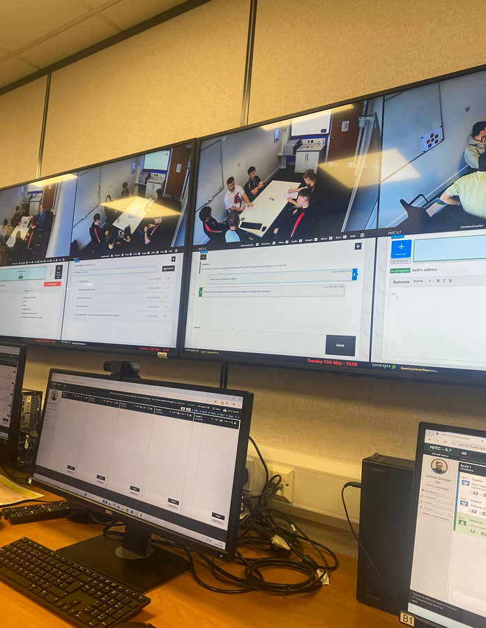 Picture of our students at the Hydra Suite
