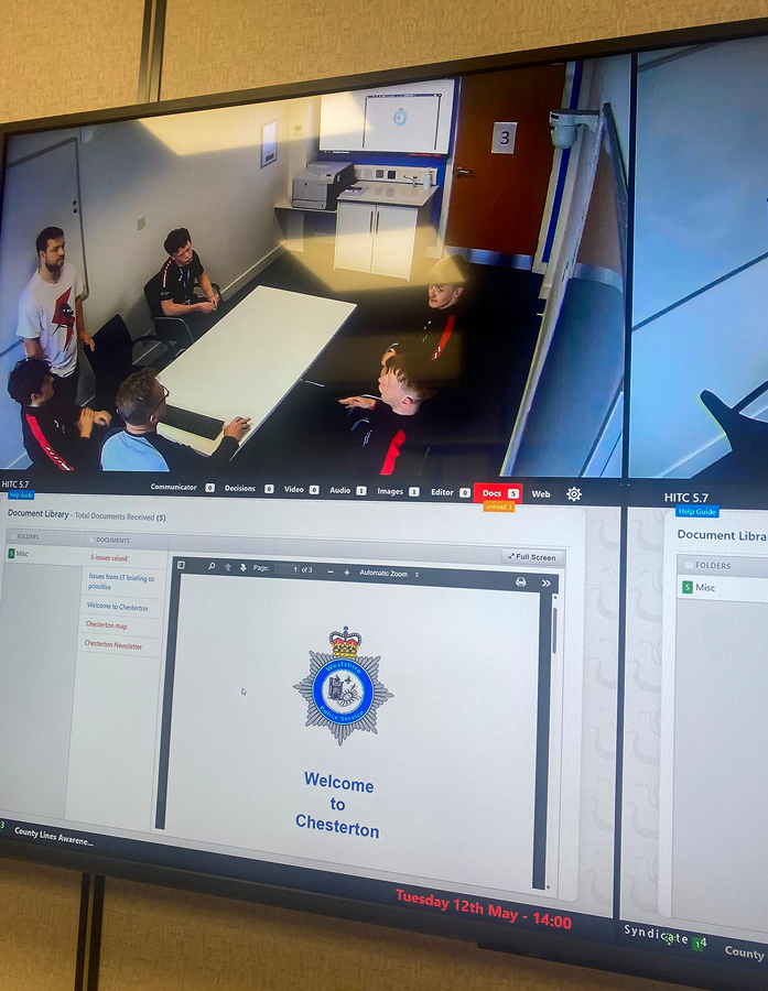 Picture of our students at the Hydra Suite