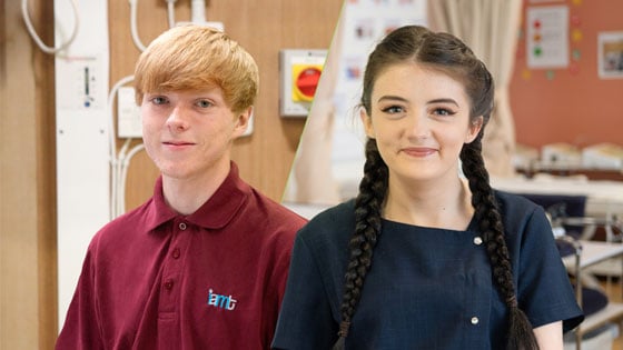 Two students